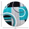 Flash Furniture Turquoise 5' x 5' Geometric Abstract Area Rug KP-RG953-55-TQ-GG - alternate 4